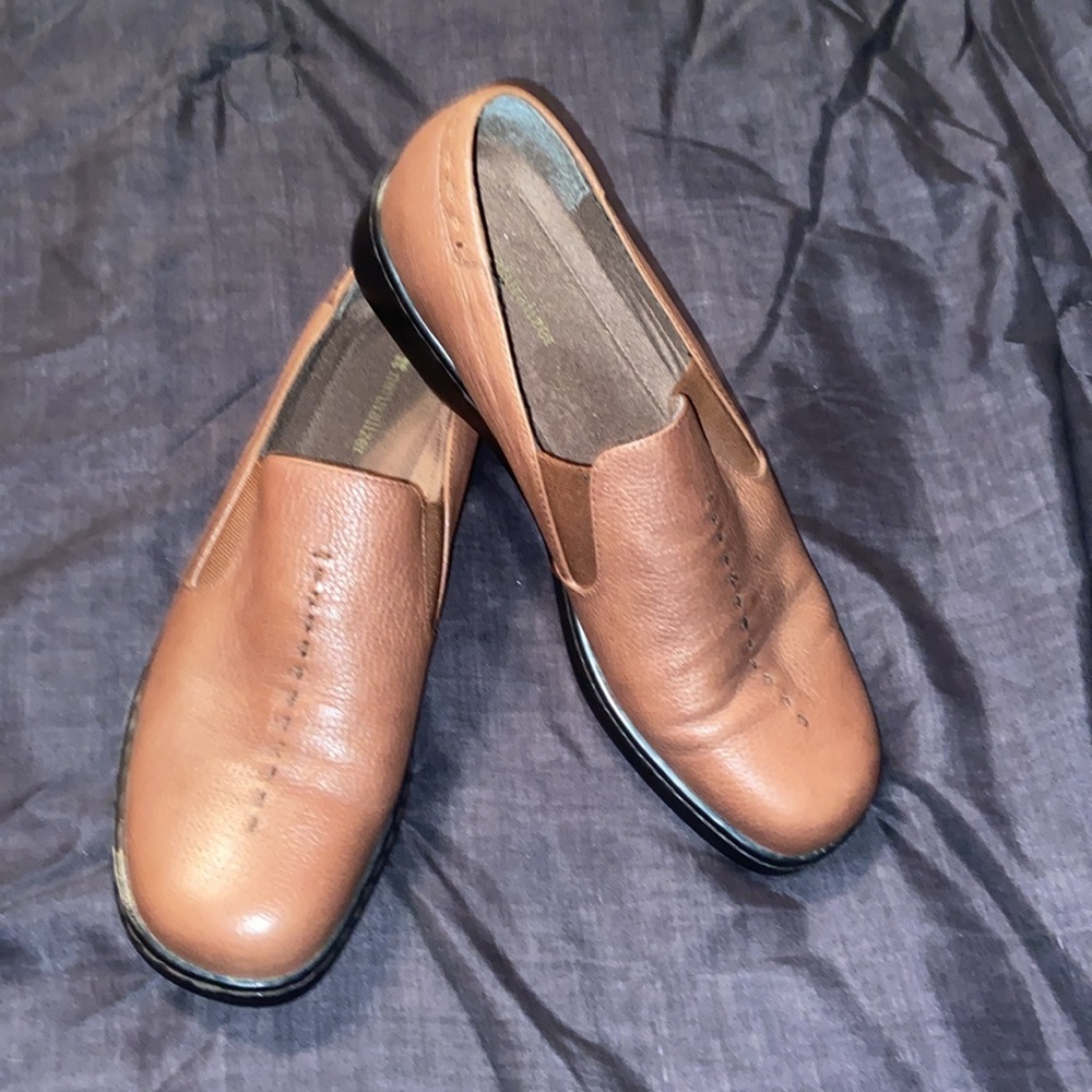 Naturalizer slip on brown shoes size 11M
